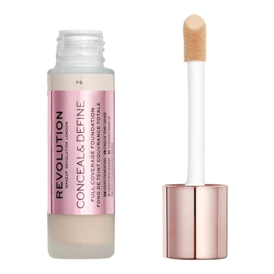 Immagine di Makeup Revolution Conceal &amp; Define Foundation Fondotinta, Donna, Taglia: 23 ml, F6
