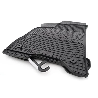 Immagine di Tappetini in gomma VW LUPO/GTI/3L gomma. 4 Pezzi Nero