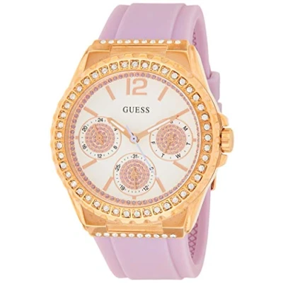Immagine di Guess Orologio Multi quadrante Quarzo da Donna con Cinturino in Silicone W0846L6