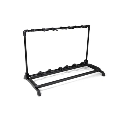 Immagine di GEWA Supporto multi chitarra 7 chitarre, nero, anche per chitarre roundback, GS 107B