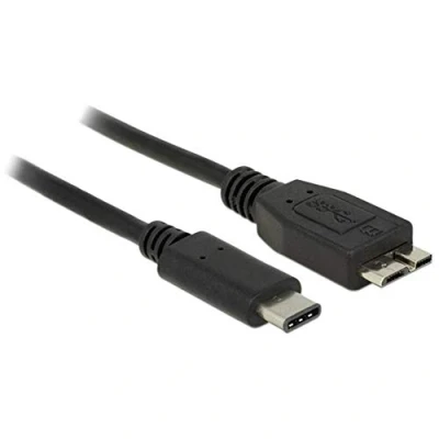Immagine di Delock Cavo USB 3.2 Gen1 (USB 3.0) Spina C®, Micro B 3.0 0.50 m Nero 83676