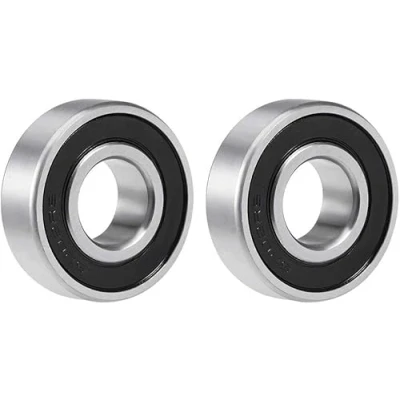 Immagine di Movilideas 2 unità di cuscinetti a sfera, 6202 2rs in acciaio scanalatura profonda sigillati gomma bifacciale 15x35x11 mm,