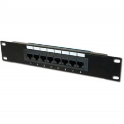 Immagine di Digitus DN 91508U 8 Porte Patchpanel di rete 254 mm (10) CAT 5e 1 U Nero