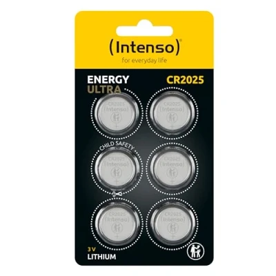 Immagine di Intenso Batteria a bottone CR 2025 3 V 6 pz. 160 mAh Litio 7502426