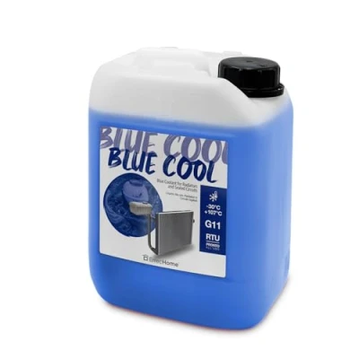 Immagine di ErrecHome Blue Cool, Liquido Radiatore Blu 30C/+107C, antigelo G11 con pacchetto inibitore NAP FREE, Pronto all’uso, 5 Litri
