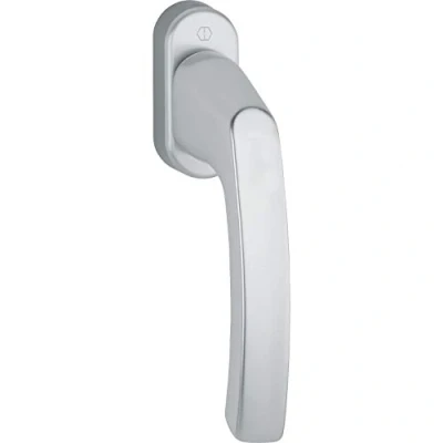 Immagine di HOPPE 102202360 Maniglia per finestra LIÈGE Viti nascoste, 7 x 40, argento anodizzato, silber eloxiert