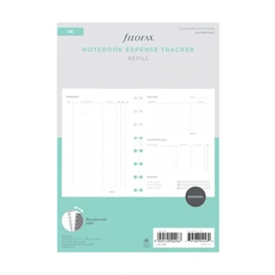 Immagine di Filofax Attività Pianificatore A5 Ricaricabile Taccuino, Bianco