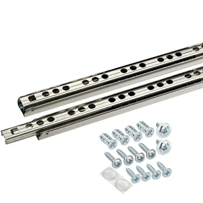 Immagine di SOTECH 2 pezzi (1 paio) Guide per cassetti 438 mm 17 Sistema di ad estrazione parziale
