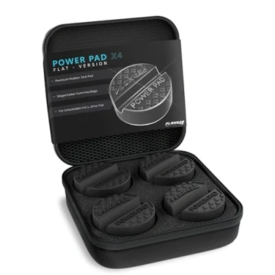 Immagine di PLANGER® Tampone in Gomma Jack 4X Power Pad Piatto (Adatto a Tutte Le Auto) Garanzia 10 Anni Infrangibile 3t