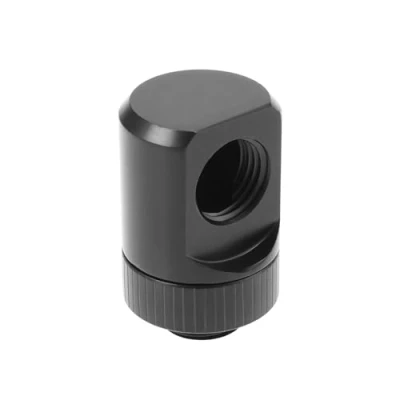 Immagine di eMagTech 1PC Raccordo di Raffreddamento Ad Acqua 90 Gradi PC Connettore A Gomito G1/4 Filettatura in Ottone Coppia Chiavi Dinamometriche Rotanti Nero