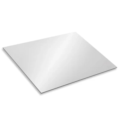 Immagine di Pannello composito in alluminio argento I 3 mm di spessore 40 x 30 cm hin_576