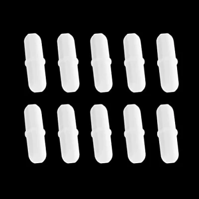 Immagine di SWANSOFT ancoretta magnetica Set di barre mescolamento magnetico, 10 pezzi PTFE Spinbar Mescolare piastra Bar per laboratorio Magnet Mixer (8 * 30mm)
