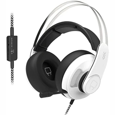 Immagine di Venom Cuffie da gioco multiformato Sabre Bianco (PS5 / Xbox Series X e S PS4 One/PC)