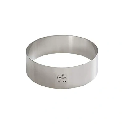 Immagine di Decora 0063718 Cerchio Inox 18 x 4,5 cm in Acciaio Inossidabile, Argento, 4