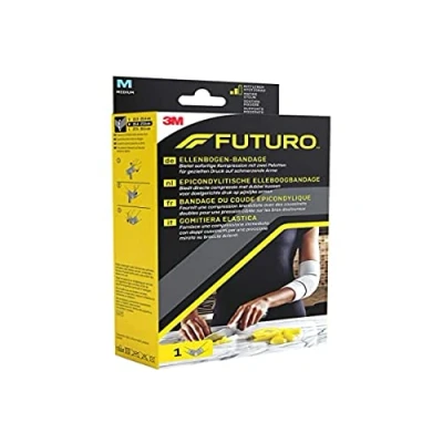 Immagine di FUTURO FUT47862 classico gomito fasciatura, da indossare su entrambi i lati, taglia M, 24.5 a 27.0 cm