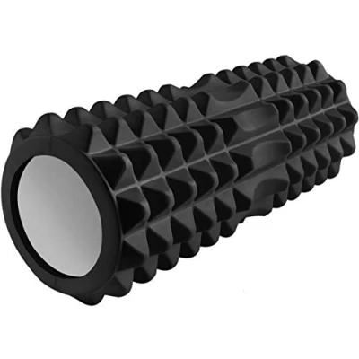 Immagine di Rullo di Schiuma per Massaggio E Esercizi Crossfit Joga Pilates Nero #1843, Farbe/Color:Schwarz/Black