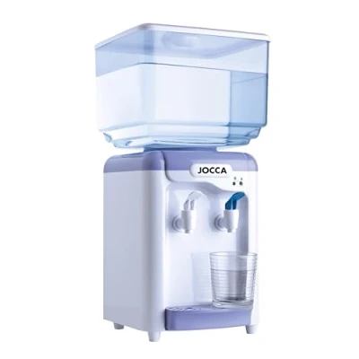 Immagine di JOCCA Distributore d&#039;Acqua con serbatoio e rubinetti da 7 Litri di Bevande 24,5 x 23 34 cm Acqua Fredda Temperata SENZA BPA adattatore per bottiglie