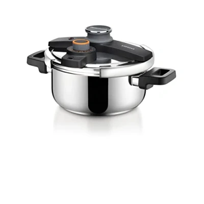 Immagine di Tescoma 702764 Pentola a Pressione, Acciaio Inossidabile, Argento, 22 cm