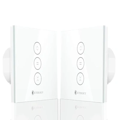 Immagine di 【Spegni il LED】Interruttore WiFi per Tapparelle, Etersky Interruttore Smart Avvolgibili Tapparelle Elettriche Compatibile con Echo Dot e Google Home, Controllo Touch Timer