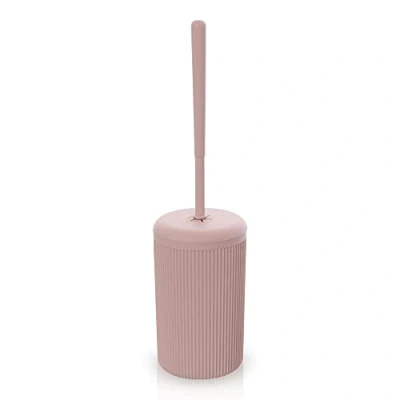 Immagine di Inbagno Scopino per WC colorato Rosa, in plastica, Linea Ring