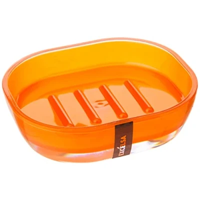 Immagine di Excelsa Linea Bagno Portasapone, Arancione, 15.7 x 11 4 cm