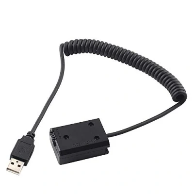 Immagine di Fotga USB Power Cable to Decoded NP FW50 Dummy Battery for Sony Mirrorless Camera A7 A7R A7S A7II A7RII A7SII A6000/A6100/A6300/A6400/A6500 Bank