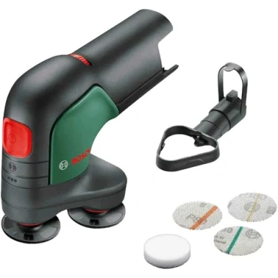 Immagine di Bosch Levigatrice e lucidatrice a batteria EasyCurvSander 12, senza batteria, sistema 12 volt, in scatola