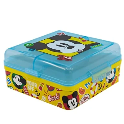 Immagine di SANDWICH BOX + SCOMPARTI MOD.SQUARE MICKEY