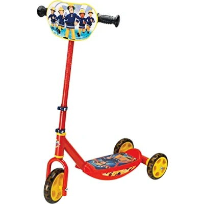 Immagine di Smoby Monopattino a tre ruote Sam il pompiere, 7600750155, +3 anni, in metallo, regolabile, portata max 20 Kg, silenziose