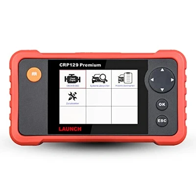 Immagine di LAUNCH CRP129Premium OBD2 EOBD Strumento diagnostico Auto Scanner codici Lettura Errore DTC cancellare Diagnostica Completa da 4 sistemi di controllo Motore ABS SRS AT funzioni servizio