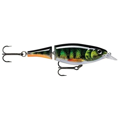 Immagine di Rapala Esca da Pesca Artificiale Spinning Multi Snodata X Rap Jointed Shad Finta di Simulazione per Acqua Dolce Profondità Nuoto 1.2 2.4m 13cm/46g Prodotta in Estonia Live Perch