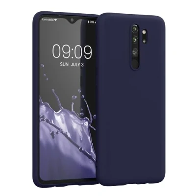 Immagine di kwmobile Custodia Compatibile con Xiaomi Redmi Note 8 Pro Cover Back Case per Smartphone in Silicone TPU Protezione Gommata deep ocean