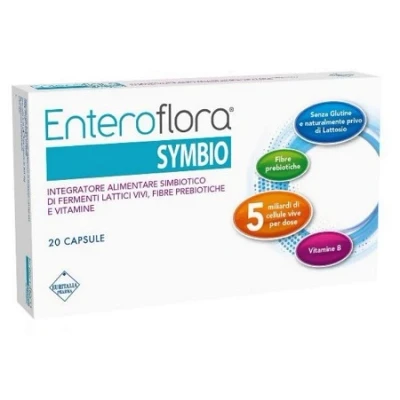 Immagine di Enteroflora Symbio Integratore a base di fermenti lattici vivi 20 capsule
