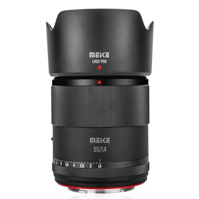 Immagine di Meike Obiettivo APS C AF STM (motore passo passo) con apertura standard F1.4 da 55 mm, messa a fuoco automatica, obiettivi verticali per fotocamere mirrorless Fujifile X Mount XT2 XT4 XT10 XT20