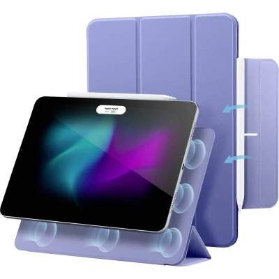 Immagine di ESR Rebound Magnetic Case Cover per tablet Apple iPad Pro 11 (M4 2024) 27,9 cm (11) Custodia a libro Lavanda, Viola