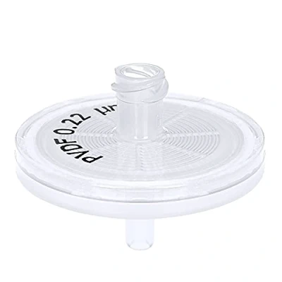 Immagine di GVS Filter Technology, Filtro Siringa, ABLUO, 25mm, Membrana PVDF, 0.22µm, Housing PP, 100/pz