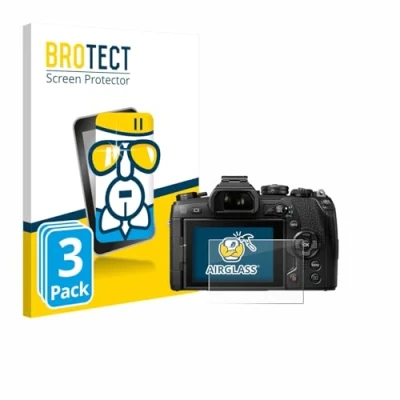 Immagine di brotect Pellicola Protettiva Vetro per Olympus OM D E M1 Mark II/Mark III Protezione Schermo (3 Pezzi) [Durezza Estrema 9H, Chiaro]