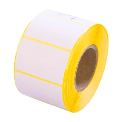 Immagine di MDLabels Etichette termiche bianche su rotolo 50 x 30 mm 1000 pezzi manica 40 permanentemente adesive, per codici a barre, adesive scrivere