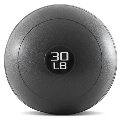 Immagine di ProsourceFit Slam Medicine Balls 5, 10, 15, 20, 25, 30, 50lbs Smooth and Tread Textured Grip Dead Weight for Strength Conditioning Exercises, Cardio Core Workouts