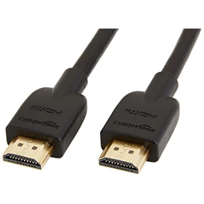Immagine di Amazon Basics Cavo HDMI ad alta velocità di classe CL3, standard più recenti, 3 m, Nero