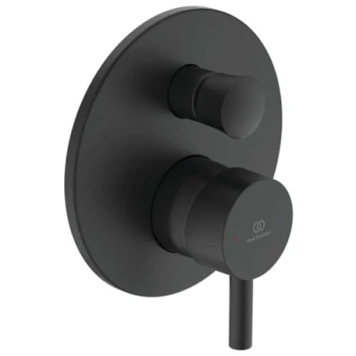 Immagine di Ideal Standard Ceraline Miscelatore monocomando ad incasso per vasca/doccia Colore Nero