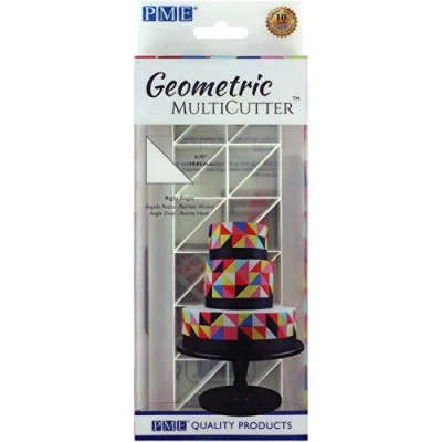 Immagine di PME Multicutter Geometrici per Cake Design Triangoli Rettangoli Piccoli, 19 mm