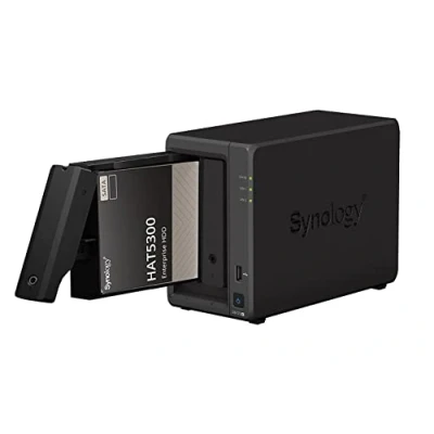 Immagine di Synology DS723+ 6GB NAS 24TB (2X 12TB) HAT5300, Assemblato e testato con SE DSM installato
