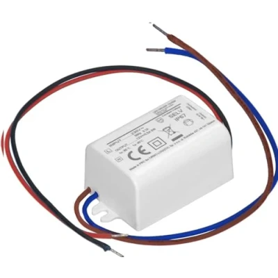 Immagine di Miratic MINI Alimentatore 12V DC per Striscie Led Trasformatore Striscia 6W 230V 50Hz IP67 Dimensioni 55/29,5 / 22mm