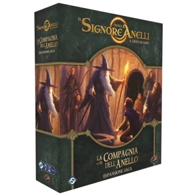 Immagine di Asmodee Il Signore degli Anelli, Gioco di Carte: La Compagnia dell&#039;Anello Espansione Saga, 1 4 Giocatori, 14+ Anni, Edizione in Italiano