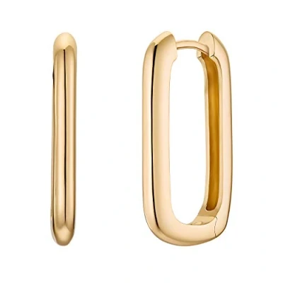 Immagine di Noelani Creoles 925 Gioielli all&#039;Orecchio da Donna in Argento Sterling, 2.6 cm, Oro, Confezione Regalo, 2031607, D&#039;Oro cm