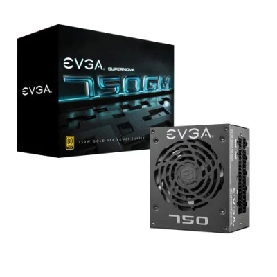 Immagine di EVGA SuperNOVA 750 GM, 80 PLUS Gold 750W, Fully Modular, ECO Mode with FDB Fan, 10 Year Warranty, Includes Power ON Self Tester, SFX Form Factor, Supply 123 GM 0750 X2 (EU)