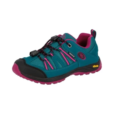 Immagine di Brütting Ohio Low, Scarpe da Arrampicata Basse, Unisex Bambini e ragazzi, Turchese Türkis Pink, 37 EU