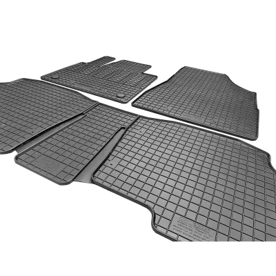 Immagine di AutoStyle CK RME05 Set tappetino Gomma piena anteriore e posteriore 3 nero RENAULT: Kangoo III MPV