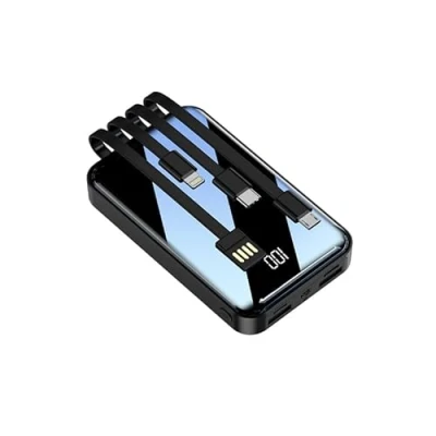 Immagine di Stock Leider Powerbanck Ricarica Rapida 5000 mAh, Batteria Esterna Rapida, Power Bank, USB Tipo C Micro Portatile, Powerbank Input &amp; Output con lPhone Sansung (nero)